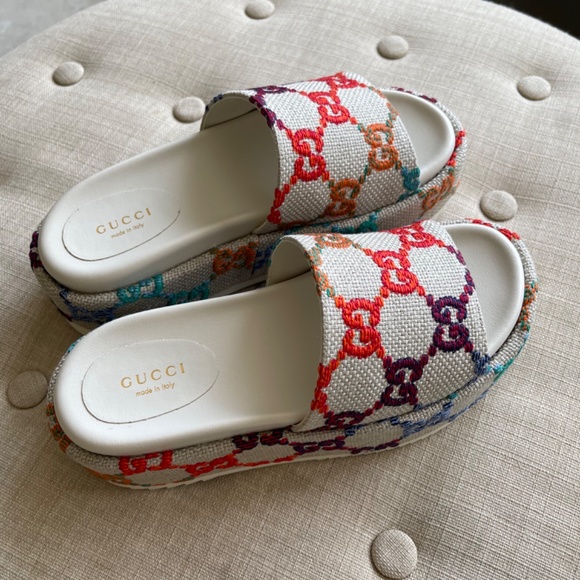 Gucci Platform Womens Slide Sandal - Picture 2 of 5